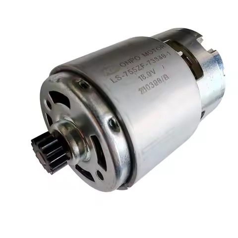 ONPO.LS-755ZF-73536-1,18V 15Teeth DC Motor For BLACK&DECHER H113MM Electric Drill, Electric Screwdri