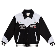 FEARLESSNESS RIDING GRAY VARSITY JACKET