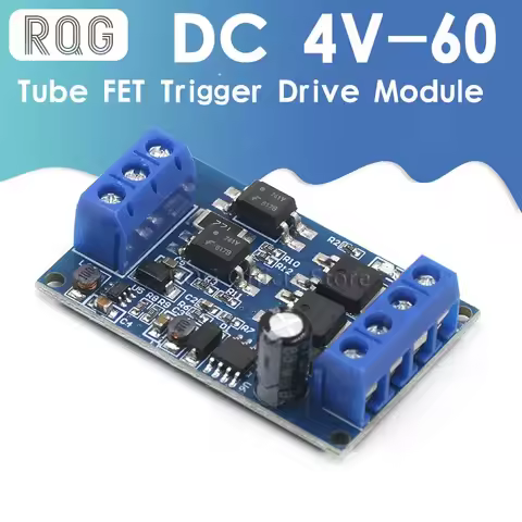 High-Power 600W MOS Tube FET Trigger Drive Module PWM Control High / Low Level Trigger Switch DC 4V-