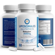 Liposomal Glutathione 2400mg, Mengandungi Asid Hyaluronik, Resveratrol, L-Glutathione Aktif (GSH), P