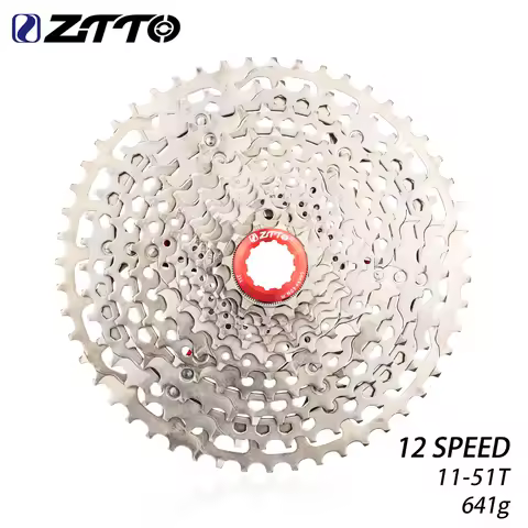 ZTTO MTB Bike 12 Speed 11-51T Cassette Bicycle 12s 51T HG Sprocket 12S Wide Ratio Freewheel 12V K7 F
