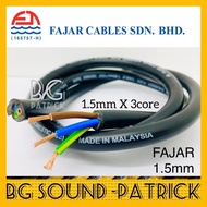 FAJAR Cable F1.5mm X 3Core 16Amp Synthetic Flexible Cables