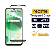 LAYAR Tempered Glass Full Screen 9D ‌Realme 6 6 6i 6s 6 Pro 5 5i 5s 5 Pro 3 3i 3 Pro 2 2 Pro 1 Scree
