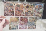 日版龍珠英雄卡 um11 cp set全七張