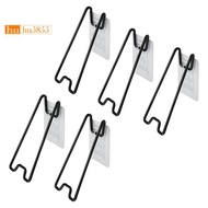 5Pcs Picture Frame Bracket Stainless Steel Picture Frame Bracket with Self-Adhesive Picture Frame Ea