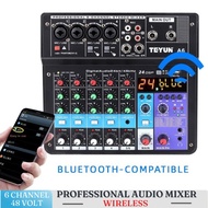 Mixer Audio Music Podcast Karaoke DJ Wireless Bluetooth Portable