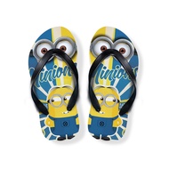 Minion Dave Cartoon Boys' Flip-flops selipar budak selipar kanak kanak lelaki