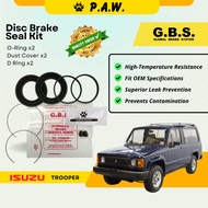 8-94136-643-0X GBS (FRONT) Disc Brake Seal Kit - Isuzu Trooper 1986 (HALF SET)