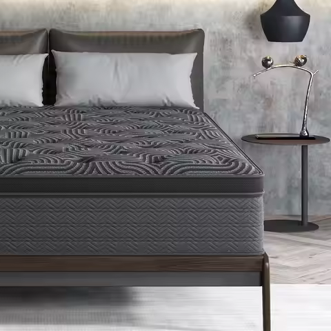 9/12/14in Twin Full Queen King Mattress Memony Foam Hybrid Spring, Medium Firmness, Lumbar Support f