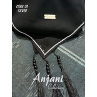 Silver tassel zipper Khimar code 01 Khimar Khimar labuh Khimar umrah Khimar muslimah