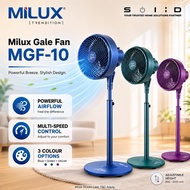 Milux Gale Stand Fan - MGF-10 (Green/Blue/Velvet)