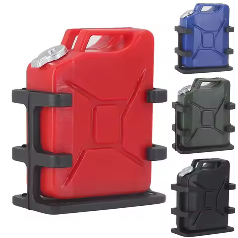 1/10 Scale RC Crawler Simulation Oil Barrel Fuel Tank Canister TRX4 SCX10 94180 D90 Decoration Acces