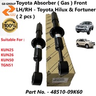 Toyota Absorber ( Gas ) Front LH/RH - Toyota Hilux & Fortuner ( 2pcs ) ( 48510-09K60 )