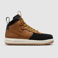 sepatu sneakers nike Lunar F1 DUCKBOOT brown black goldtone original
