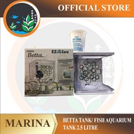 Marina Betta Tank/ Fish Aquarium Tank 2.5Litre