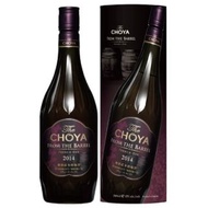 (補貨中)CHOYA樽熟成本格梅酒2014 720ml