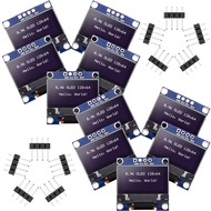 Frienda 10 Pieces I2C OLED Display Module OLED Display Screen Driver IIC I2C Tabellone Seriale con D