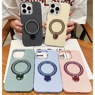 Magsafe Magnetic Stand Glitter Case Samsung S23 UltraRing Holder | S24/ S25 | S24+/ S25+ | S24 FE