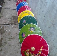 PAYUNG GEULIS KERTAS motif Bunga | Payung Tradisional | payung geulis MANDIRI | payung dekorasi | p
