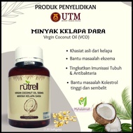 Minyak Kelapa Dara by UTM - VCO Virgin Coconut Oil - Bantu Kawal Kolestrol, Masaalah Kulit, Sembelit &amp; Buasir (Minyak Kelapa Dara Original)