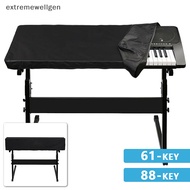 [extremewellgen] Black keyboard cover hood bag Dust cover 61/88 piano keyboard
 @#TQT