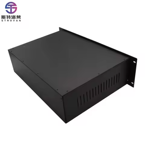 Black Sheet Metal Housing Computer Metal Chassis 3U 19 Rack Mount Server Case Enclosure