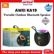Awei KA19 12W Bluetooth Speaker Portable Speaker 360° Surround Stereo Color RGB Lights Audio Outdoor Mini Speaker