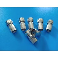 I-SECURE (F) CONNECTOR RG6 (10PCS PERPACK)