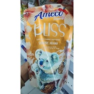 Ameco Sayang Bliss Luxesilk Fabric Softener 550ml | Serene Aroma, 99.9% Antibacterial, Long Lasting 
