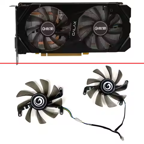 2PCS 85MM 4PIN GTX 1660 1660Ti graphics fan for GALAX GeForce KFA2 RTX 2060 2070 Super Graphics Card