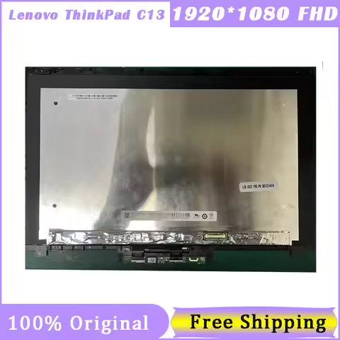 13.3 Inch Touch Screen For Lenovo ThinkPad C13 Yoga Gen 1 Chromebook 20UX 20UY Digitizer Display Pan