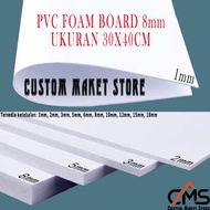 PVC BOARD PVC FOAM BOARD/ 8MM 30X40CM