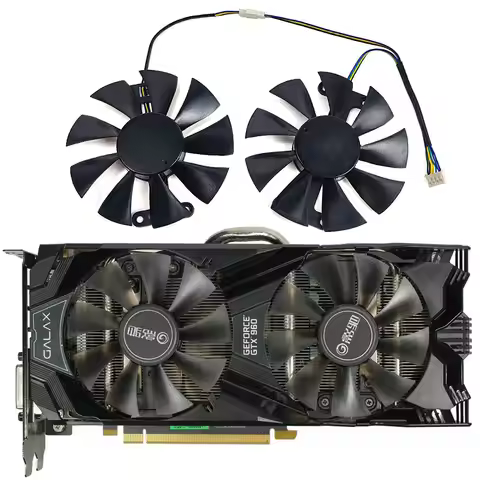 NEW 1SET 85MM GA91S2H KFA2 GTX 960、1060 EXOC GPU Fan，For GALAX GeForce GTX 950、960、1060 EXOC Graphic