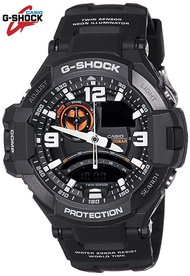 Casio G-Shock GA-1000-1ADR Gravitymaster Twin Sensor Analog-Digital Black Resin Mens Watch