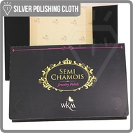 22x16cm WKM Semi-Chamois Jewelry Cleaning Cloth Polishing Beads Jewellery Cleaner Precious Jewelry C