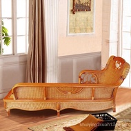 [100%authentic]Ge Le Poetry Rattan Chaise Longue Beauty Bed Single Sofa Rattan Furniture Balcony Rattan Chair Leisure Chair Chaise Sofa Bed3036