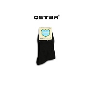 QSTAR POLYESTER BLACK SCHOOL SOCKS