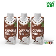 [COCOXIM] Chocolate Coconut Milk Drink 330ml - Bundle of 3 - Tetra Drink