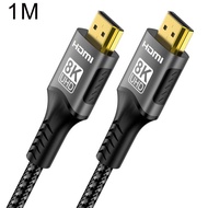 Ready stock WG232 8K 60Hz HDMI 2.1 Ultra HD Braided Adapter Cable 1m/3m/2m/5m