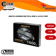 ADATA LEGEND 860 M.2 NVME GEN4 SSD (500GB/ 1TB/ 2TB)