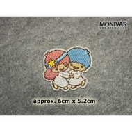 Sanrio Little Twin Stars Iron On Patch DIY Repairing Badge