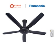 Panasonic Bayu 5 56" 5 Blades Ceiling Fan F-M14DZ (Black)