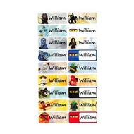 Ninjago name label waterproof name label sticker