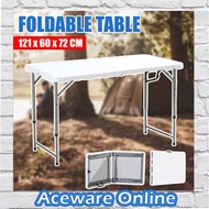 4FT Foldable Banquet Table Event / Camping / Hall / Buffet Outdoor Adjustable Height Folding Table M