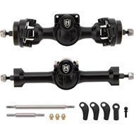 MEUS RACING SCX30 Axles dengan Universal Axle Shafts untuk Axial 130 SCX30 RC Crawler (Hitam)
