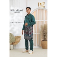 BAJU MELAYU ADAM EMERALD GREEN HIJAU  MZ CEKAK MUSANG 12 WARNA