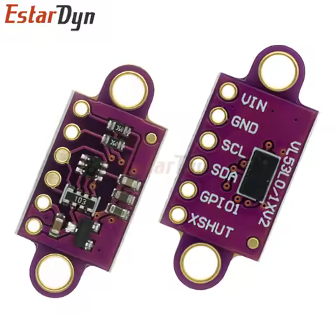 Estardyn VL53L0X Time-of-Flight Laser Ranging Sensor, GY-VL53L0XV2 ToF Distance Module 940nm I2C 3.3