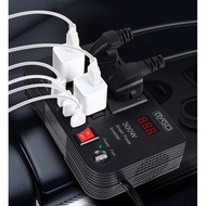 Bygd Car Power Inverter Dc 12V To Ac 220V 300W 4 Usb