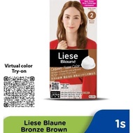 Liese Blaune Creamy Foam Color DARK BROWN MOCHA BROWN BRONZE BROWN NATURAL SHEER ASH GOLDEN BROWN RO