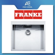 FRANKE PLANAR PPX 610-58 58CM SINGLE BOWL STAINLESS STEEL KITCHEN SINK MADE IN ITALY